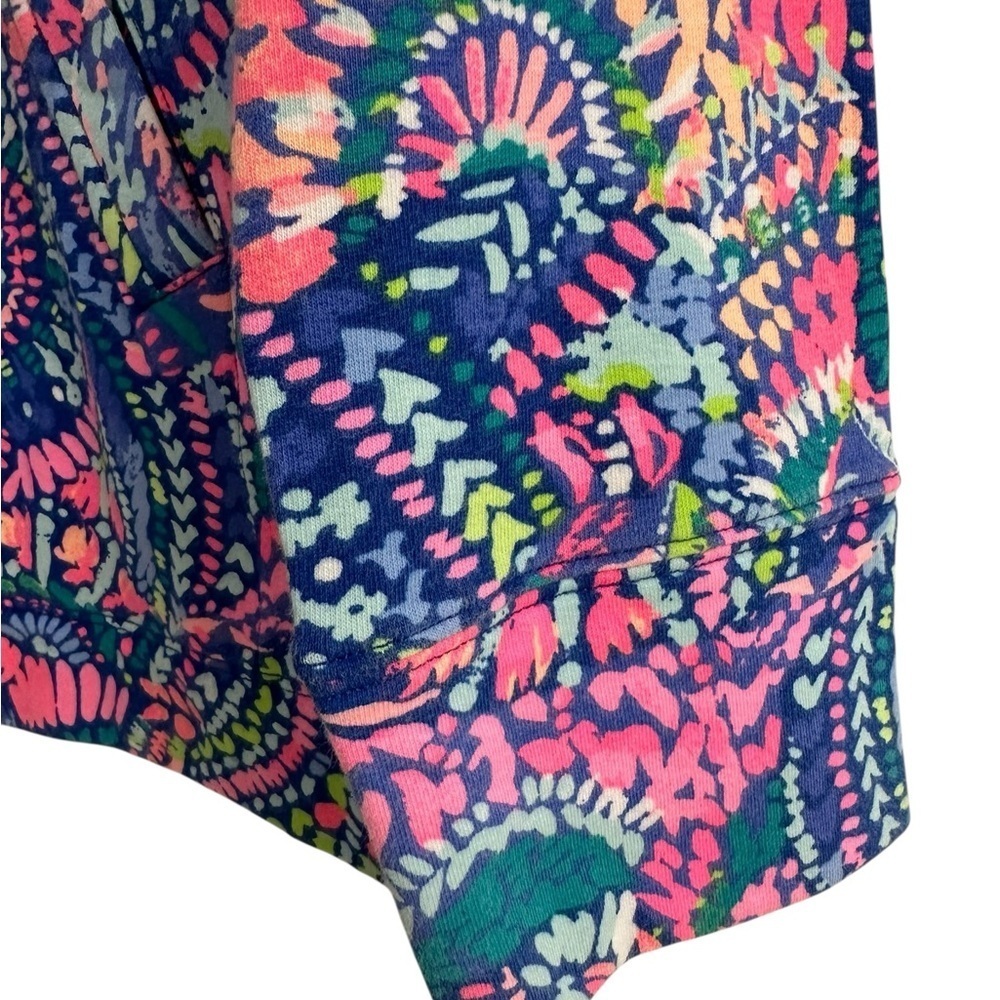 Lilly Pulitzer Pink Blue Multi No Prob Llama Skipper Popover UPF 50+ - Picture 8 of 11